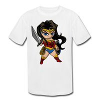 Character #55 Kids' Moisture Wicking Performance T-Shirt - white