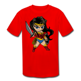 Character #55 Kids' Moisture Wicking Performance T-Shirt - red