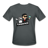 Triggered Diamond Hands Men’s Moisture Wicking Performance T-Shirt - charcoal