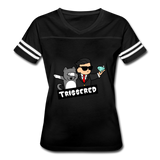 Triggered Diamond Hands Women’s Vintage Sport T-Shirt - black/white