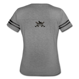 Triggered Diamond Hands Women’s Vintage Sport T-Shirt - heather gray/charcoal