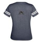 Triggered Diamond Hands Women’s Vintage Sport T-Shirt - vintage navy/white
