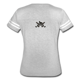 Triggered Diamond Hands Women’s Vintage Sport T-Shirt - heather gray/white