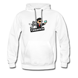 Triggered Diamond Hands Men’s Premium Hoodie - white