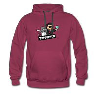 Triggered Diamond Hands Men’s Premium Hoodie - burgundy