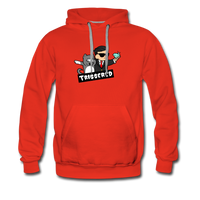 Triggered Diamond Hands Men’s Premium Hoodie - red