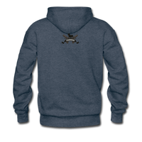 Triggered Diamond Hands Men’s Premium Hoodie - heather denim