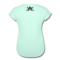Triggered Diamond Hands Women's Tri-Blend V-Neck T-Shirt - mint