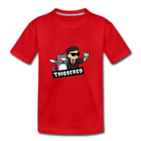 Triggered Diamond Hands Kids' Premium T-Shirt - red