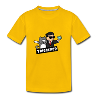 Triggered Diamond Hands Kids' Premium T-Shirt - sun yellow