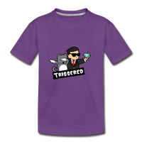 Triggered Diamond Hands Kids' Premium T-Shirt - purple