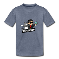 Triggered Diamond Hands Kids' Premium T-Shirt - heather blue