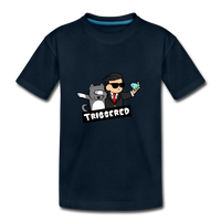 Triggered Diamond Hands Kids' Premium T-Shirt - deep navy