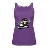 Triggered Diamond Hands Women’s Premium Tank Top - purple