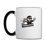 Triggered Diamond Hands Contrast Coffee Mug - white/black