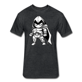 Character #56 Fitted Cotton/Poly T-Shirt by Next Level - heather black