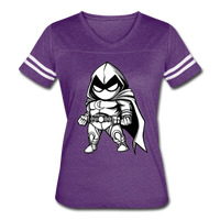 Character #56 Women’s Vintage Sport T-Shirt - vintage purple/white