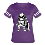 Character #56 Women’s Vintage Sport T-Shirt - vintage purple/white