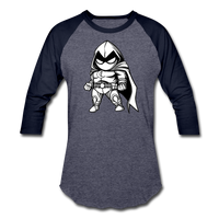 Character #56 Baseball T-Shirt - heather blue/navy