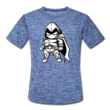 Character #56 Men’s Moisture Wicking Performance T-Shirt - heather blue