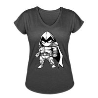 Character #56 Women's Tri-Blend V-Neck T-Shirt - deep heather