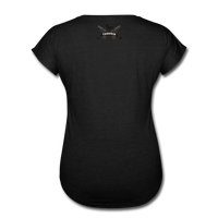 Character #56 Women's Tri-Blend V-Neck T-Shirt - black