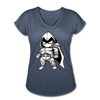 Character #56 Women's Tri-Blend V-Neck T-Shirt - navy heather