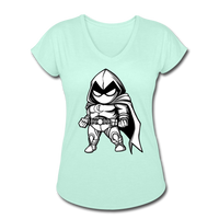 Character #56 Women's Tri-Blend V-Neck T-Shirt - mint