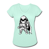 Character #56 Women's Tri-Blend V-Neck T-Shirt - mint