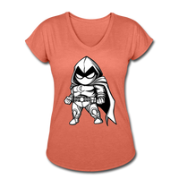 Character #56 Women's Tri-Blend V-Neck T-Shirt - heather bronze