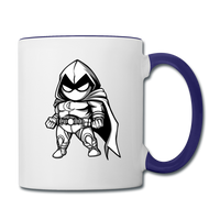 Character #56 Contrast Coffee Mug - white/cobalt blue