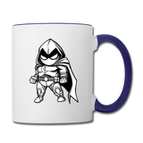 Character #56 Contrast Coffee Mug - white/cobalt blue