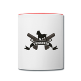 Character #56 Contrast Coffee Mug - white/red