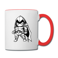 Character #56 Contrast Coffee Mug - white/red