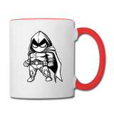 Character #56 Contrast Coffee Mug - white/red