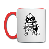 Character #56 Contrast Coffee Mug - white/red