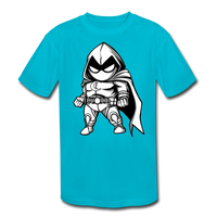 Character #56 Kids' Moisture Wicking Performance T-Shirt - turquoise