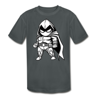 Character #56 Kids' Moisture Wicking Performance T-Shirt - charcoal