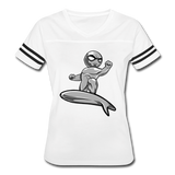 Character #57 Women’s Vintage Sport T-Shirt - white/black