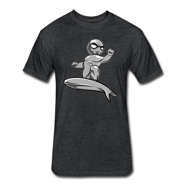 Character #57 Fitted Cotton/Poly T-Shirt by Next Level - heather black