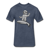 Character #57 Fitted Cotton/Poly T-Shirt by Next Level - heather navy