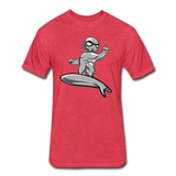 Character #57 Fitted Cotton/Poly T-Shirt by Next Level - heather red