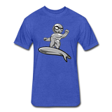 Character #57 Fitted Cotton/Poly T-Shirt by Next Level - heather royal