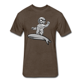 Character #57 Fitted Cotton/Poly T-Shirt by Next Level - heather espresso