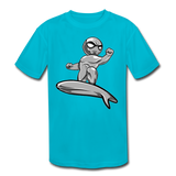 Character #57 Kids' Moisture Wicking Performance T-Shirt - turquoise