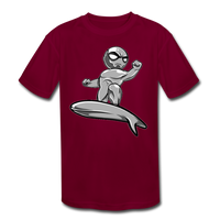 Character #57 Kids' Moisture Wicking Performance T-Shirt - burgundy