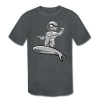 Character #57 Kids' Moisture Wicking Performance T-Shirt - charcoal