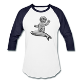 Character #57 Baseball T-Shirt - white/navy
