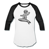 Character #57 Baseball T-Shirt - white/black