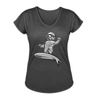 Character #57 Women's Tri-Blend V-Neck T-Shirt - deep heather